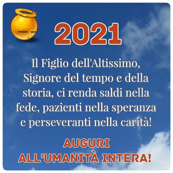 Senza indugio – Auguri per il 2021 che nasce